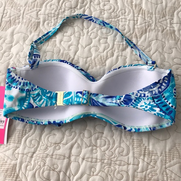 Cay Twist Bandeau Turquoise Oasis Half She… - Picture 3 of 9